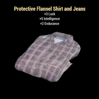 Protective Flannel Shirt And Jeans