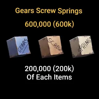 Gears Screws Springs