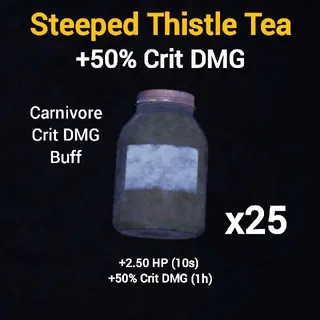 Steeped Thistle Tea
