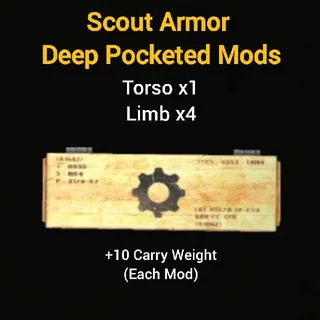 Scout Armor Deep Pocketed Mods