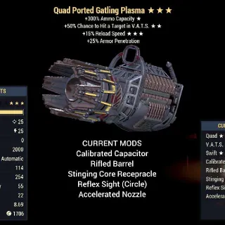 Q50v15r Ported Gatling Plasma