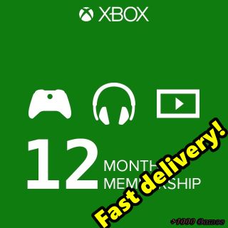 12 Months Xbox Live Gold