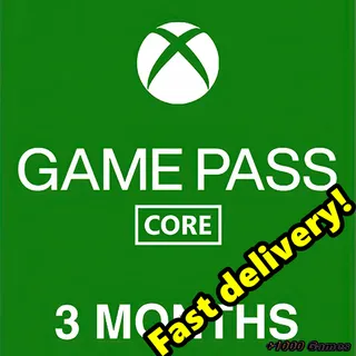 Xbox Game Pass Core 3 MONTHS