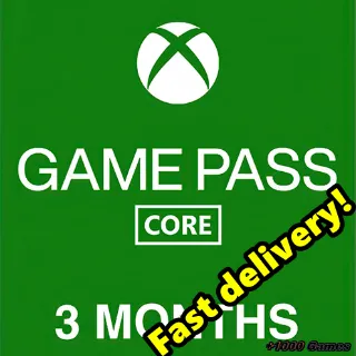 Xbox Game Pass Core 3 MONTHS