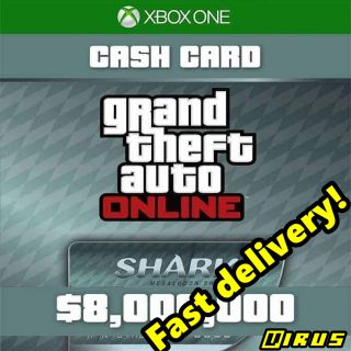 Grand Theft Auto Online: Megalodon Shark Cash Card XBOX ONE/XBOX LIVE GLOBAL 8 000 000 USD