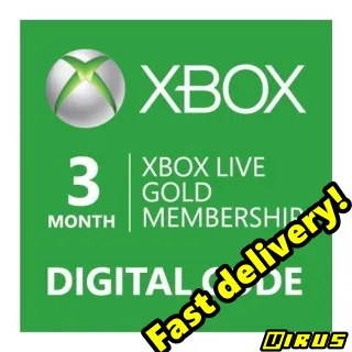 Xbox Live GOLD Subscription Card 3 Months GLOBAL XBOX ONE