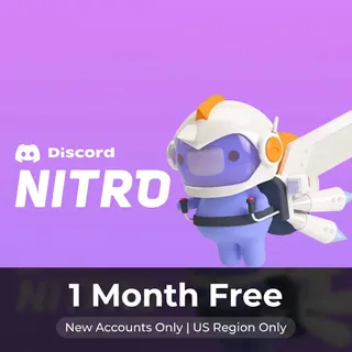 ⚡ Discord Nitro 1 Month Free | New Accounts Only | US Region | INSTANT