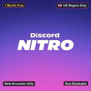 ⚡ Discord Nitro 1 Month Free | New Accounts Only | US Region | INSTANT
