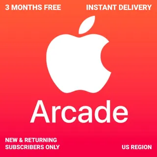 ⚡ Apple Arcade up to 3 Months Free | New or Returning Subscribers | US Region | INSTANT
