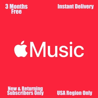 ⚡ Apple Music | Up to 3 Months Free | New or Returning Subscribers | US Region | INSTANT