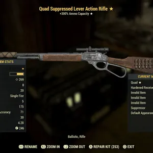 NW lever action lvl25
