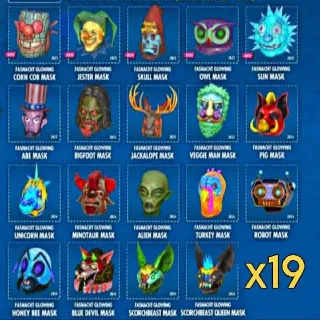 All 19 Glowing Masks