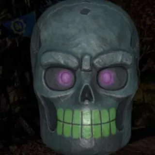 Glowing Bone Head Mask