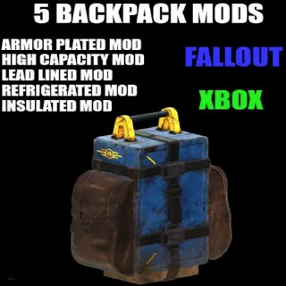 5x Sets Of Backpack Mods