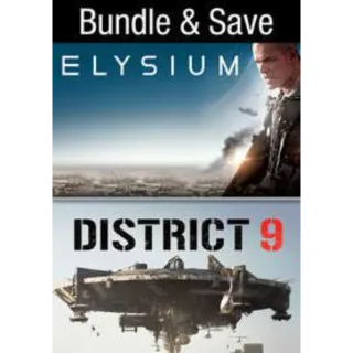 Elysium/District 9 - HD (Movies Anywhere)