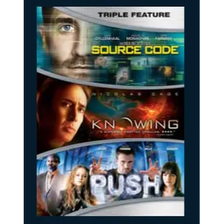 Source Code/Knowing/Push (3pk) - HD (Vudu)