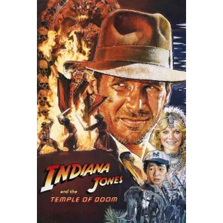 Indiana Jones and the Temple of Doom - 4K (Vudu or iTunes)