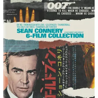 James Bond: Sean Connery 6pk - 4K (Vudu)