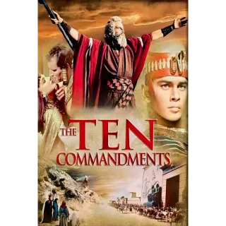 The Ten Commandments - 4K (Vudu or iTunes)