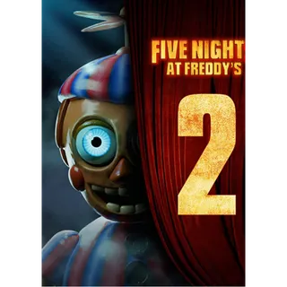Five Nights at Freddy's 2 4K - (Movies Anywhere)