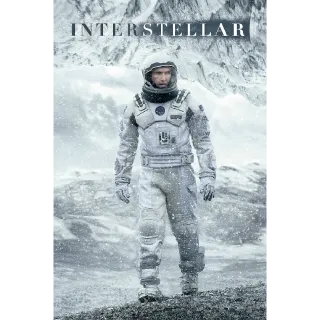 Interstellar - 4K (Vudu or iTunes)