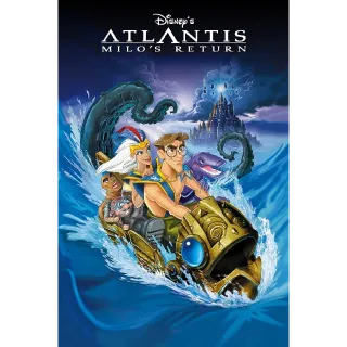 Atlantis: Milo's Return - HD (Movies Anywhere)(RARE)