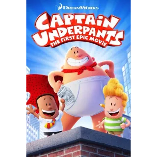 Captain Underpants: The First Epic Movie - HD (Movies Anywhere)