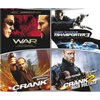 Jason Statham 4-pk - HD (Vudu)