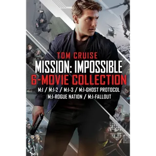 Mission Impossible 6pk - 4K (Vudu or iTunes)