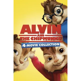 Alvin and the Chipmunks 4-pk - HD (Movies Anywhere) 