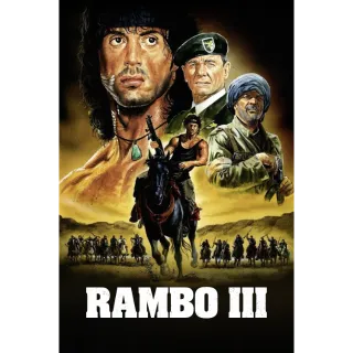 Rambo III - 4K (Vudu or iTunes)