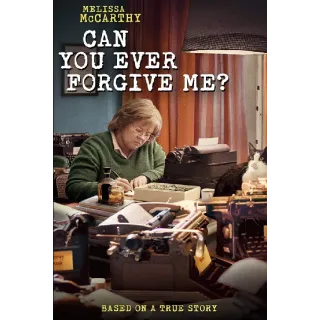 Can You Ever Forgive Me? - HD (Movies Anywhere)(RARE)
