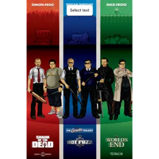 Cornetto Trilogy - 4K (Movies Anywhere)