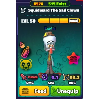 Spongebob TD | NC PP Squid Sad Clown
