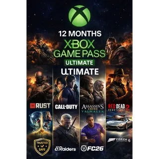 Xbox Game Pass Ultimate 12 Month instant Delivery for New Accounts 