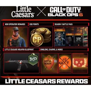 Black Ops 6: Little Caesars Code RARE ✅24/7 Delivery✅ COD BO6