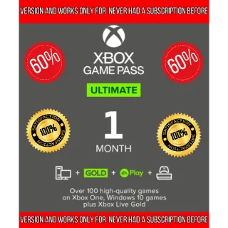 Xbox Game pass Ultimate 1 Month 