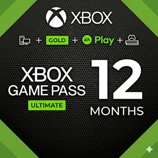 Xbox Game Pass Ultimate 12 Month instant Delivery for New Accounts