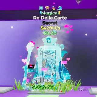 Fortnite Steal The Brainrot- Magical Re Delle Carte w/4 traits