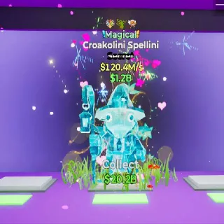 Fortnite Steal The Brainrot- Magical Croakolini Spellini 3 traits