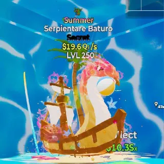 19.6 Max Level- Summer  Serpientare Baturo w/1 trait- Steal The Brainrot