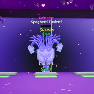 Fortnite Steal The Brainrot- Rainbow Spaghetti Tualetti - 400m/s