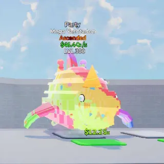 Maxed 46.4Qi/s Ascended Party Mega Yachtadon- Go Up!