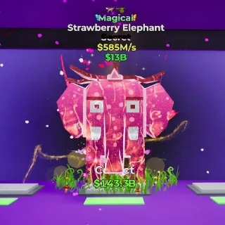 Fortnite Steal The Brainrot- Magical Strawberry Elephant w/2 traits