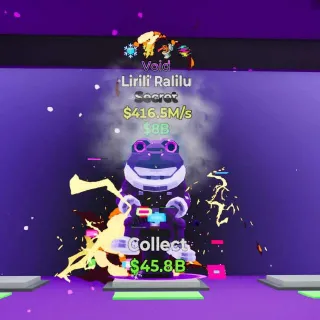 Fortnite Steal The Brainrot- VOID Lirili Ralilu w/4 traits 416.5m/s
