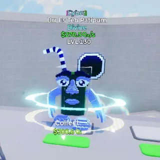 Fortnite Go Up For Brainrots- Cyber Brr Es Teh Patipum lvl 130