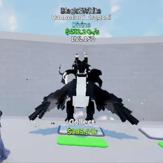 Fortnite Go Up For Brainrots- Black&White Cannelloni Dragoni lvl 150 432.2Qa/s