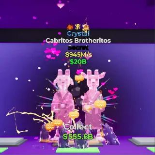 Fortnite Steal The Brainrot- Crystal  Cabritos Brotheritos w/3 traits 945m/s