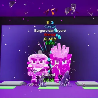 Fortnite Steal The Brainrot- Crystal Burguro dan Fryuro w/2 traits 1.4B/s