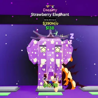 Fortnite Steal The Brainrot- Dreamy Strawberry Elephant w/2 traits